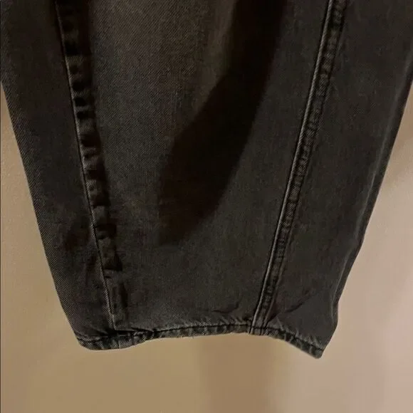 Free People Aster Women's Black Straight Leg Jeans - Picture 4 of 10